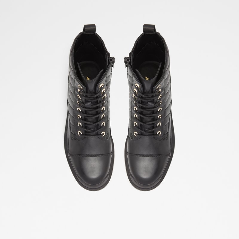 Bottes de combat Aldo Quilt Femme Noir | WRDBGZ-863