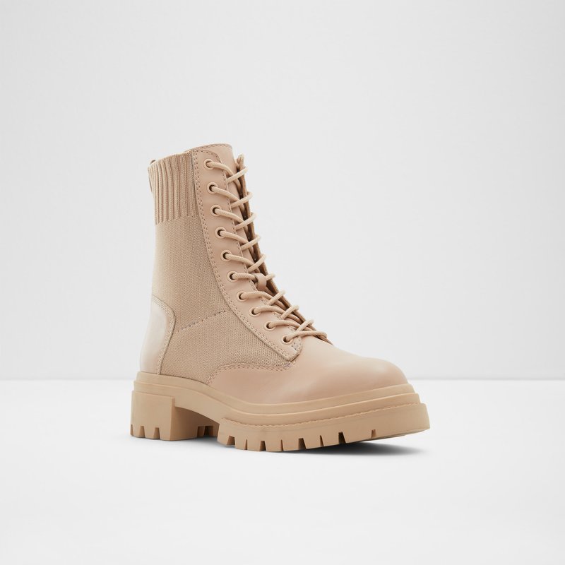 Bottes de combat Aldo Reflow Femme Bone | FOEDGZ-972