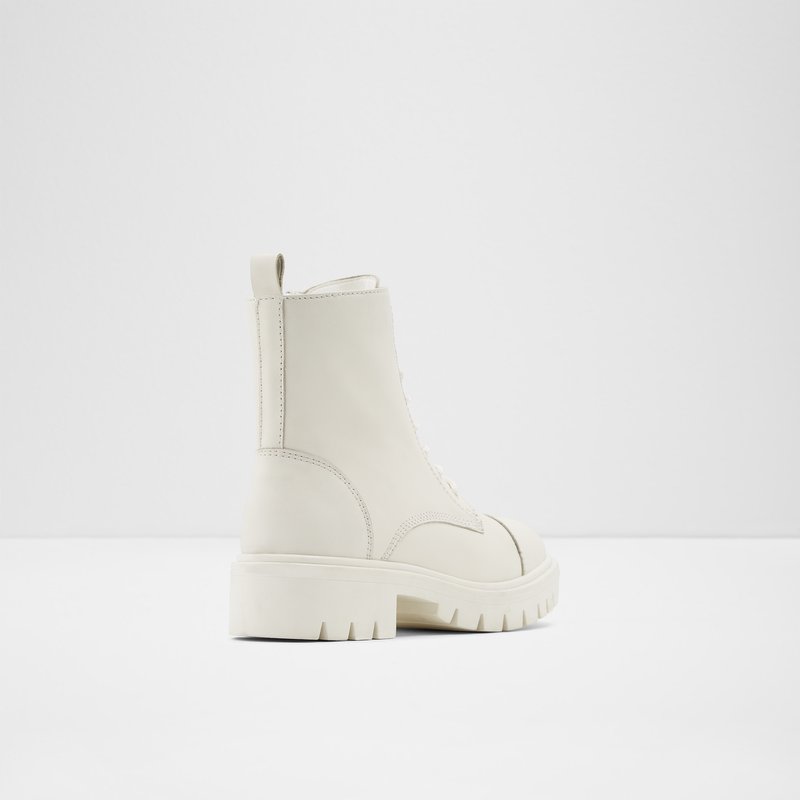 Bottes de combat Aldo Reilly Femme Blanche | LPVZKC-531