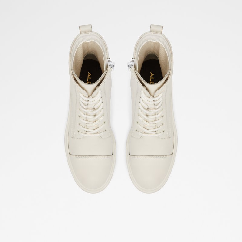 Bottes de combat Aldo Reilly Femme Blanche | LPVZKC-531