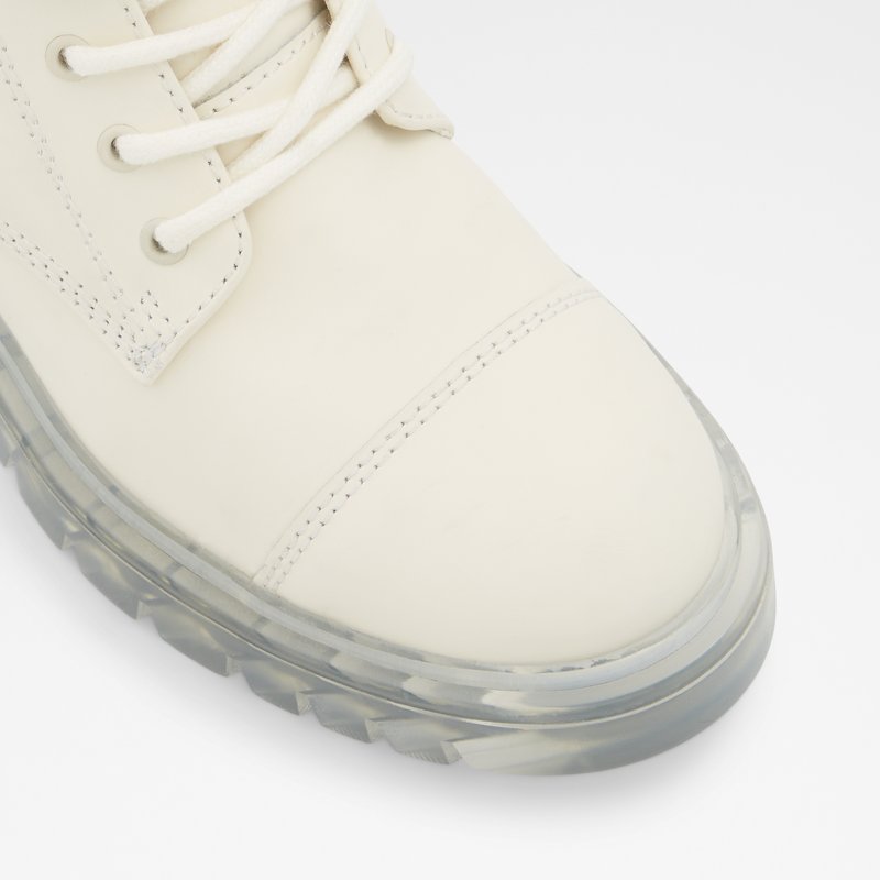 Bottes de combat Aldo Reilly Femme Blanche | UIJPGR-720
