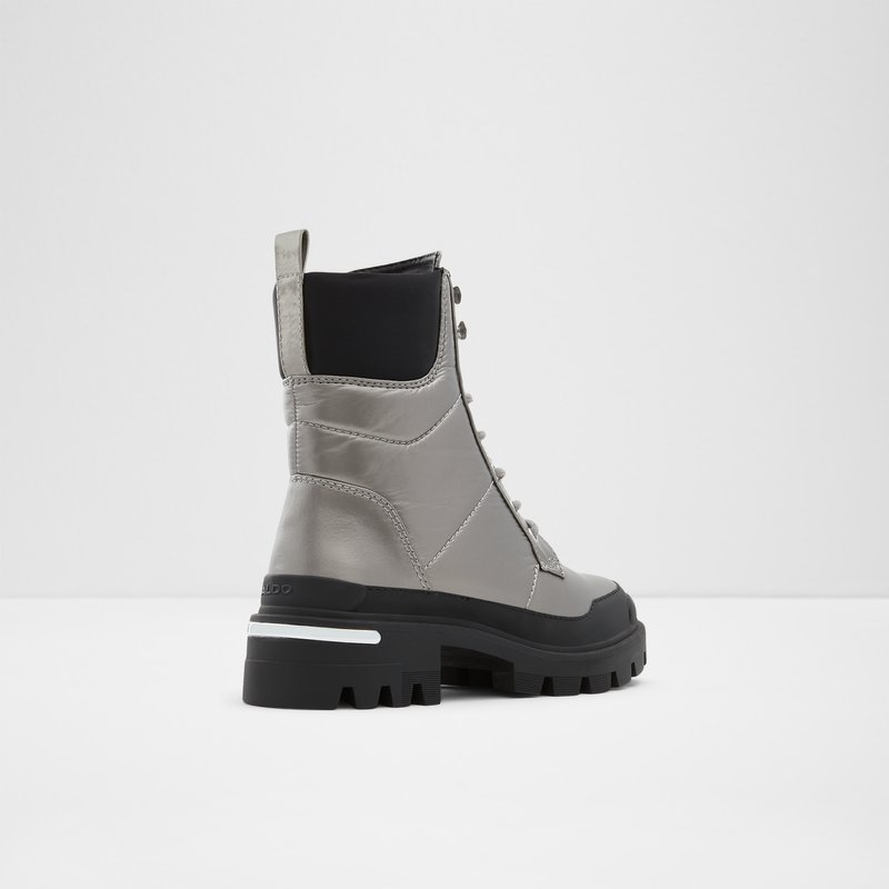 Bottes de combat Aldo Yuclya Femme Argent | WRZAYD-579