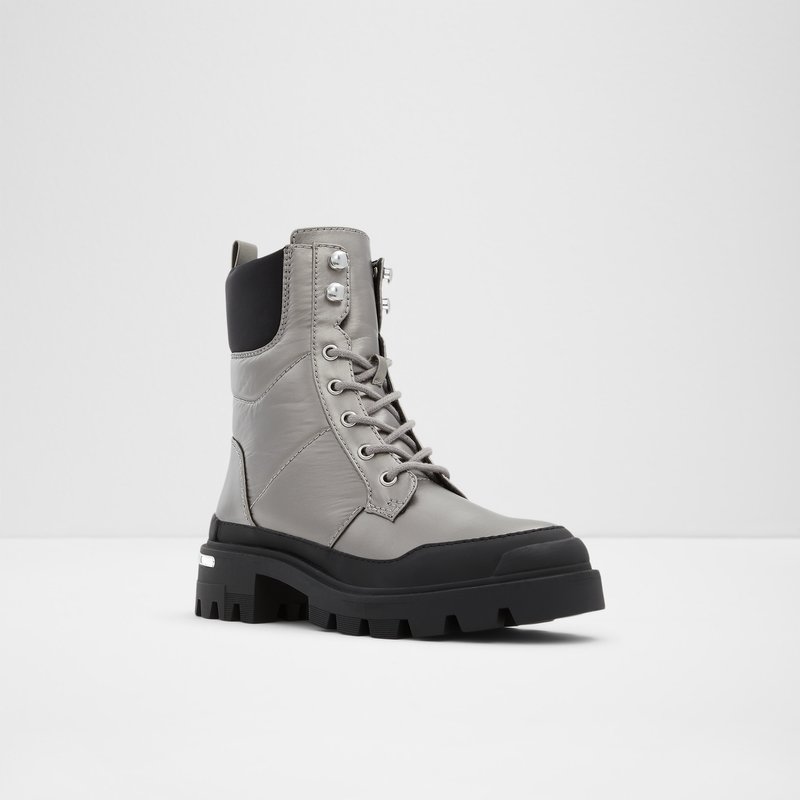 Bottes de combat Aldo Yuclya Femme Argent | WRZAYD-579