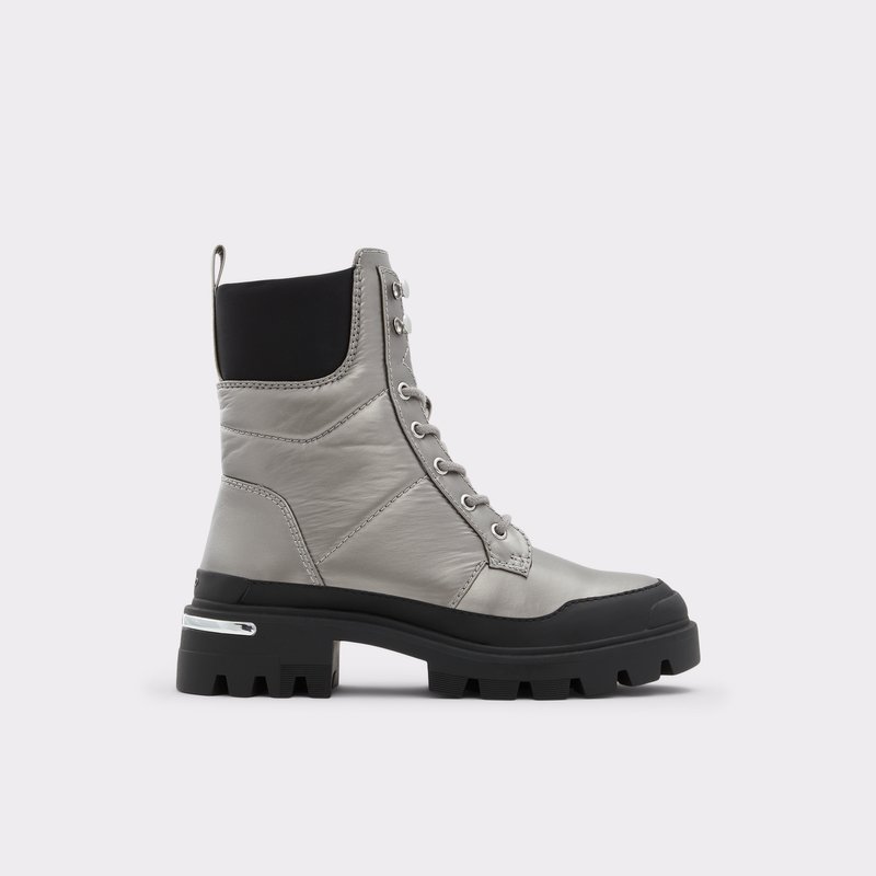 Bottes de combat Aldo Yuclya Femme Argent | WRZAYD-579