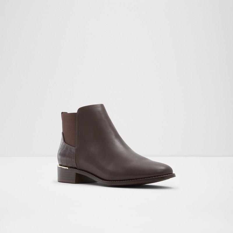 Bottines Chelsea Aldo Abyviel Femme Marron | DTJEZR-718