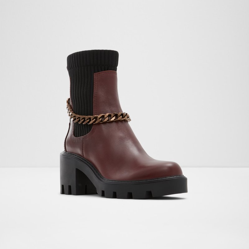 Bottines Chelsea Aldo Allout Femme Marron | NTGFSK-542