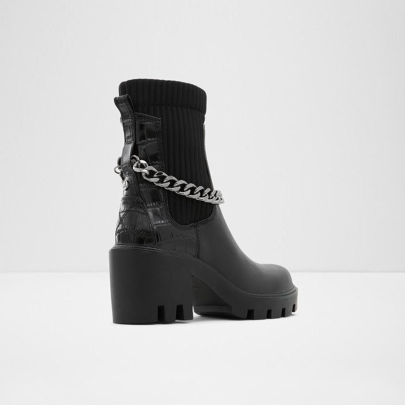 Bottines Chelsea Aldo Allout Femme Noir | RUEJVG-571