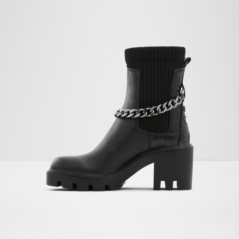 Bottines Chelsea Aldo Allout Femme Noir | RUEJVG-571