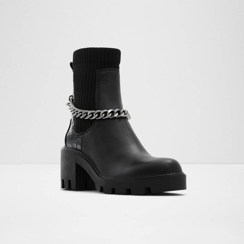 Bottines Chelsea Aldo Allout Femme Noir | RUEJVG-571