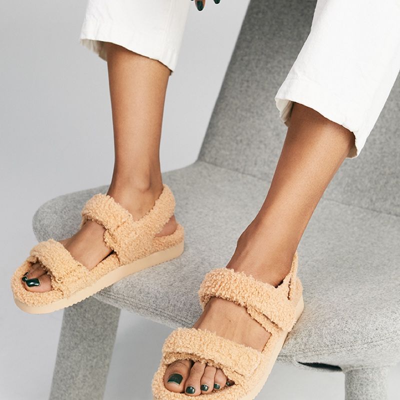 Chaussons Aldo Cloud Femme Beige Clair | UKIROG-084
