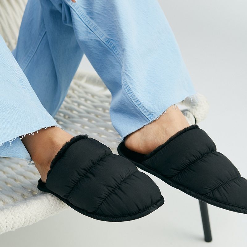 Chaussons Aldo Puffersnug Homme Noir | WHZBLJ-439