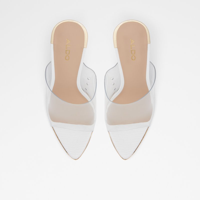 Heeled Sandals Aldo Afeadan Femme Blanche | SGMCHR-580