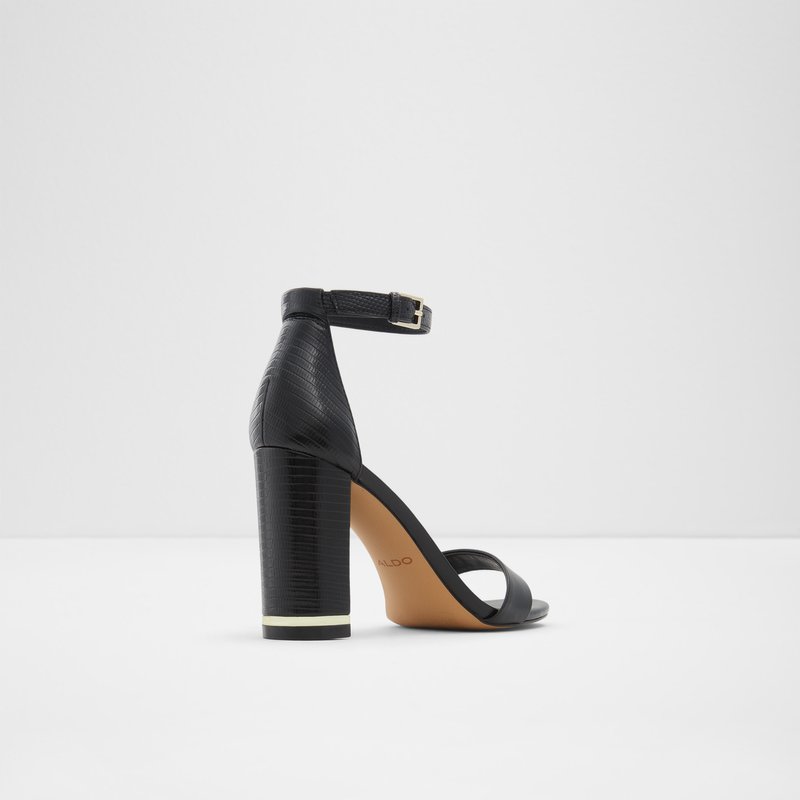 Heeled Sandals Aldo Frilajan Femme Noir | LNEDCG-164