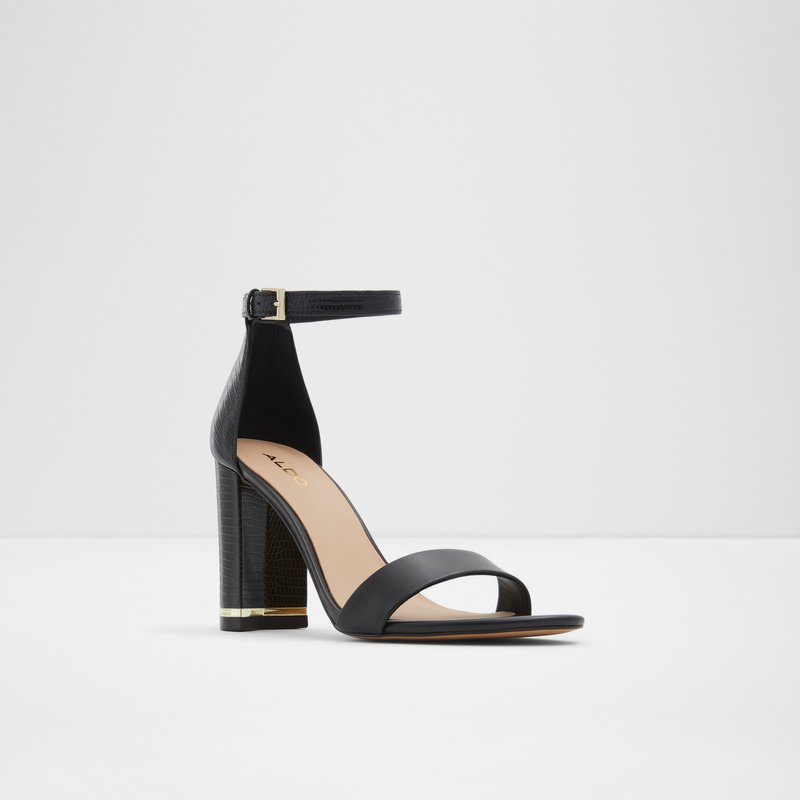 Heeled Sandals Aldo Frilajan Femme Noir | LNEDCG-164