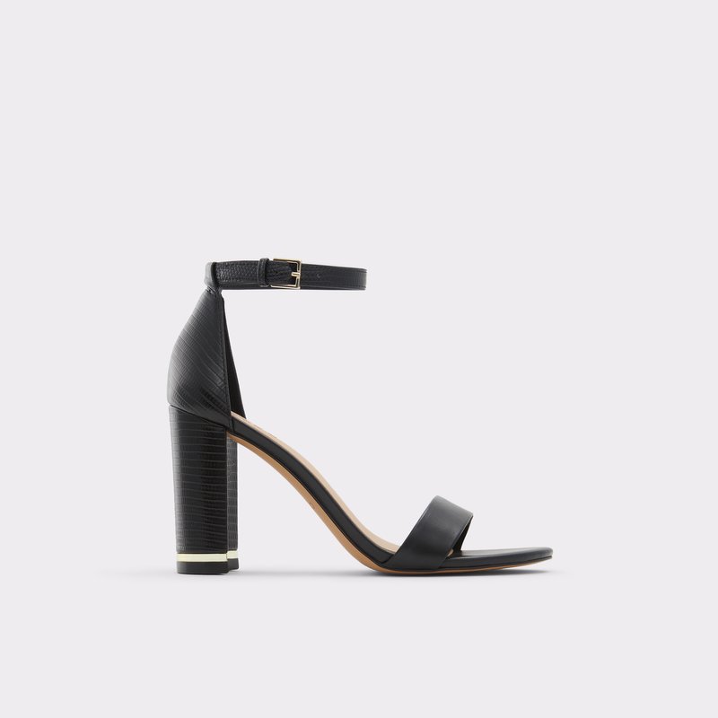 Heeled Sandals Aldo Frilajan Femme Noir | LNEDCG-164