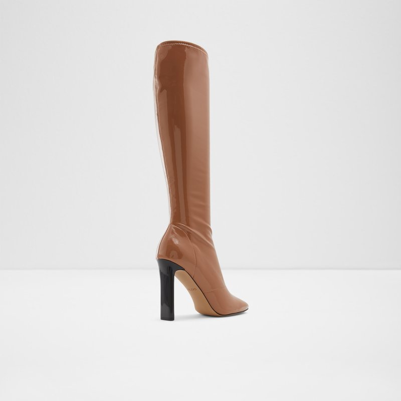 Knee High Boots Aldo Edigorwen Femme Beige Foncé | WJBROG-804