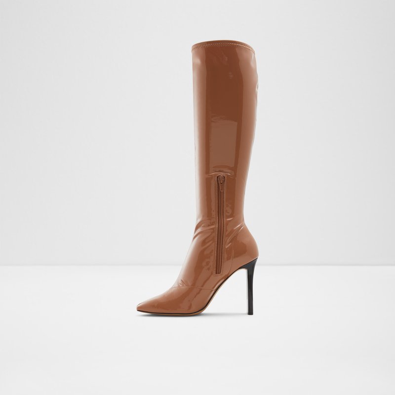 Knee High Boots Aldo Edigorwen Femme Beige Foncé | WJBROG-804