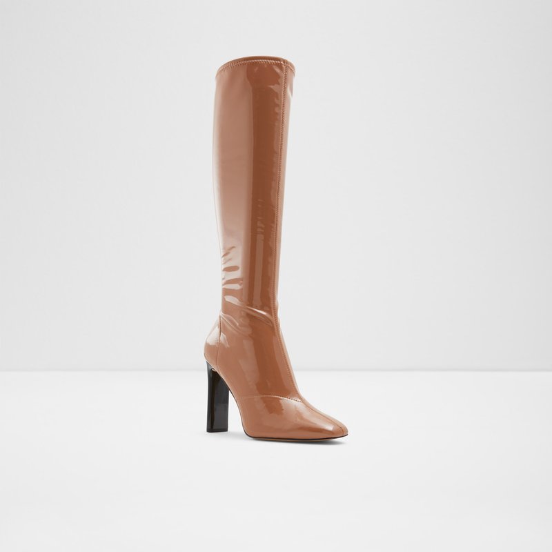 Knee High Boots Aldo Edigorwen Femme Beige Foncé | WJBROG-804