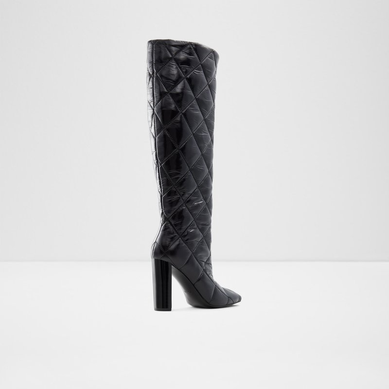 Knee High Boots Aldo Snowpuff Femme Noir | RKDTME-805