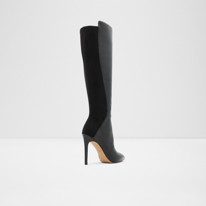 Knee High Boots Aldo Sophialaan Femme Noir Serpent | EAUFYQ-453