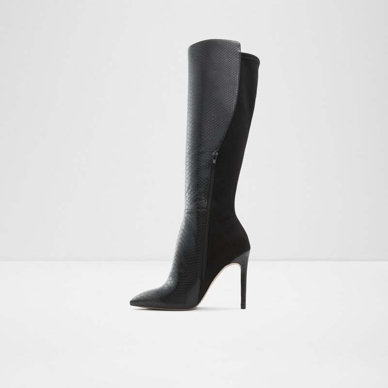 Knee High Boots Aldo Sophialaan Femme Noir Serpent | EAUFYQ-453