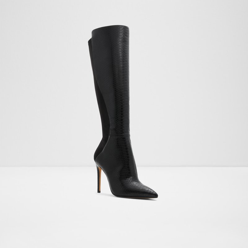Knee High Boots Aldo Sophialaan Femme Noir Serpent | EAUFYQ-453