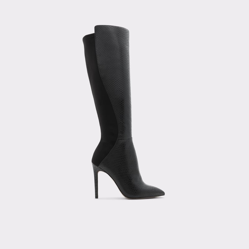 Knee High Boots Aldo Sophialaan Femme Noir Serpent | EAUFYQ-453