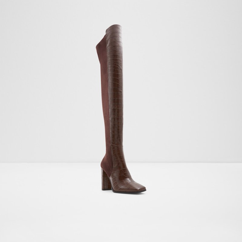 Over The Knee-Boots Aldo Choan Femme Marron | EILWMS-561