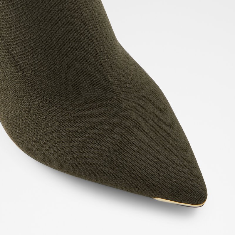 Over The Knee-Boots Aldo Crulla Femme Kaki | SOIKFE-307