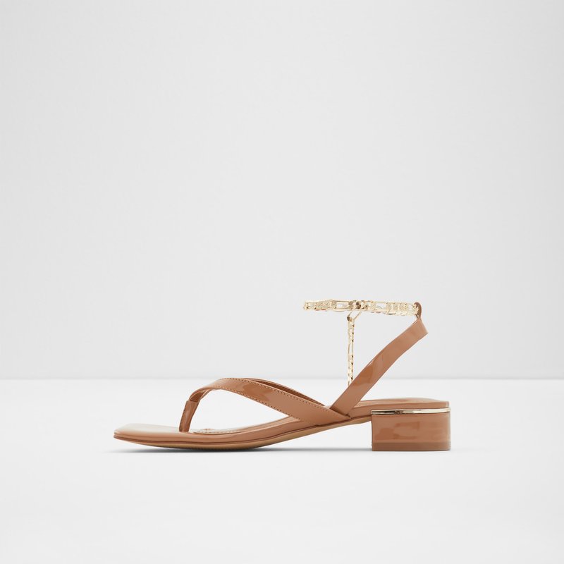 Sandales Casual Aldo Agralella Femme Beige Foncé | YTLUIQ-162