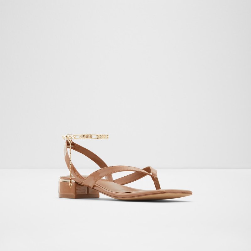 Sandales Casual Aldo Agralella Femme Beige Foncé | YTLUIQ-162
