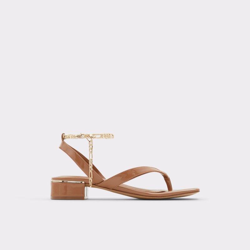Sandales Casual Aldo Agralella Femme Beige Foncé | YTLUIQ-162