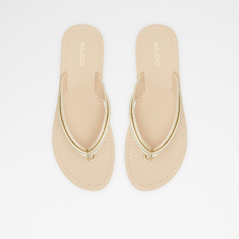 Sandales Casual Aldo Polo Femme Champagne | IBADXS-037