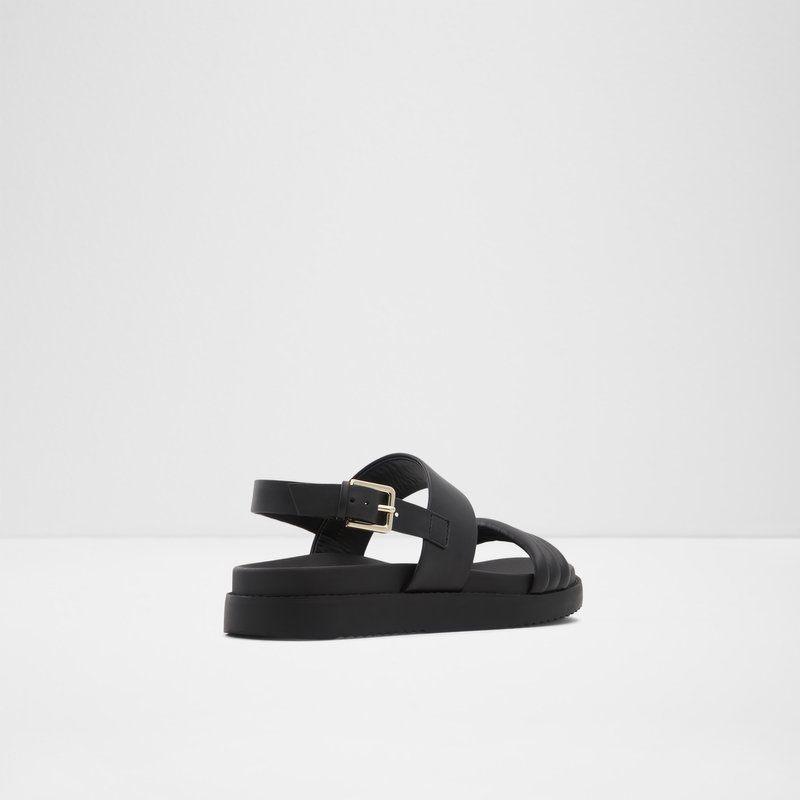 Sandales Plates Aldo Adwerrandra Femme Noir | DZEUJI-610