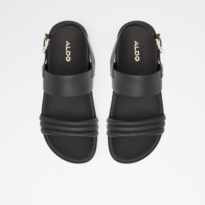 Sandales Plates Aldo Adwerrandra Femme Noir | DZEUJI-610