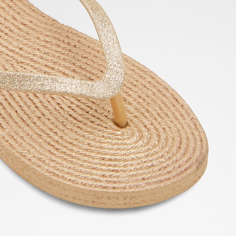 Sandales Plates Aldo Aloomba Femme Doré | NLATIO-708