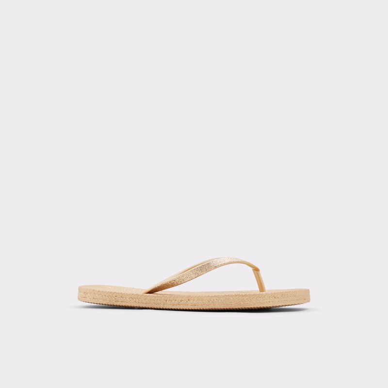 Sandales Plates Aldo Aloomba Femme Doré | NLATIO-708