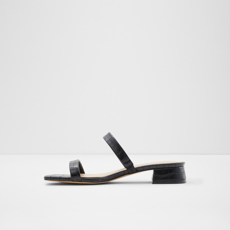 Sandales Plates Aldo Biliwen Femme Noir | ECXNOZ-061