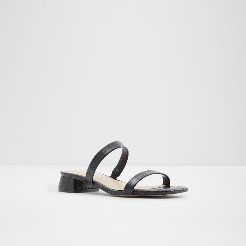 Sandales Plates Aldo Biliwen Femme Noir | ECXNOZ-061