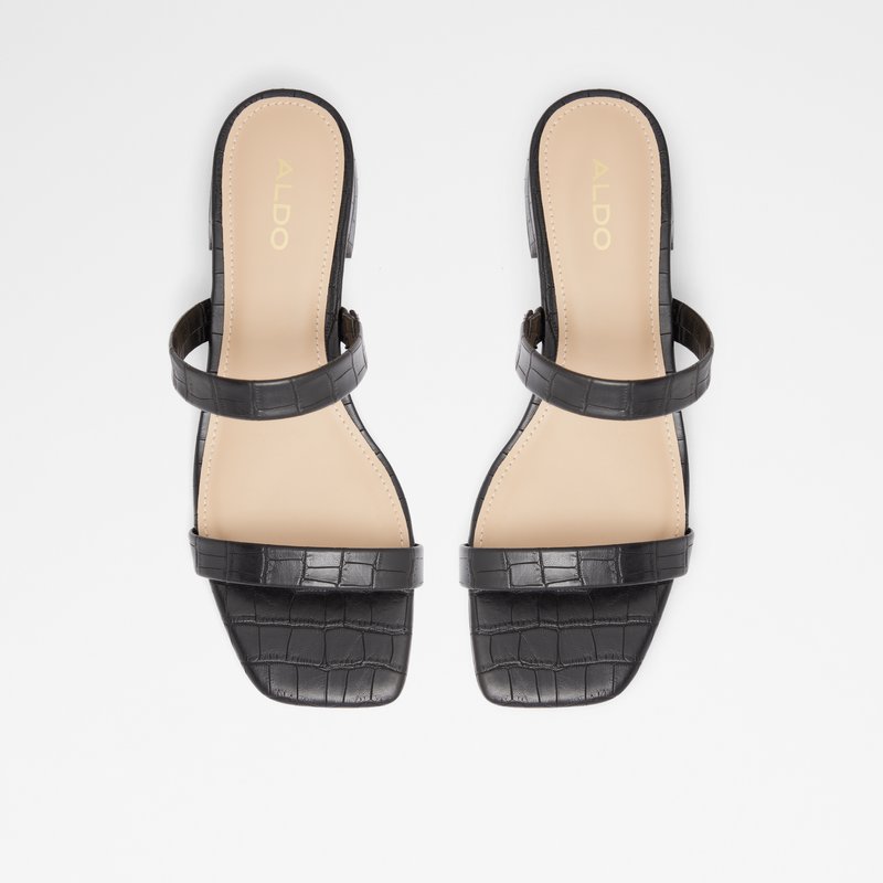 Sandales Plates Aldo Biliwen Femme Noir | ECXNOZ-061