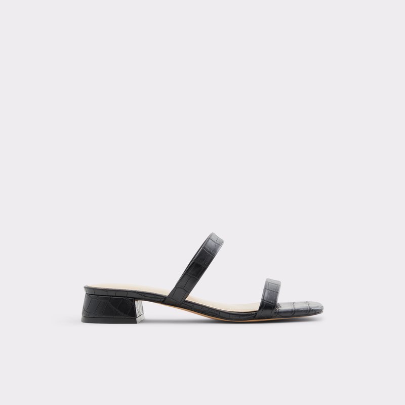 Sandales Plates Aldo Biliwen Femme Noir | ECXNOZ-061