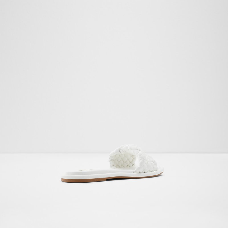 Sandales Plates Aldo Chicago Femme Blanche | EFUCKV-601