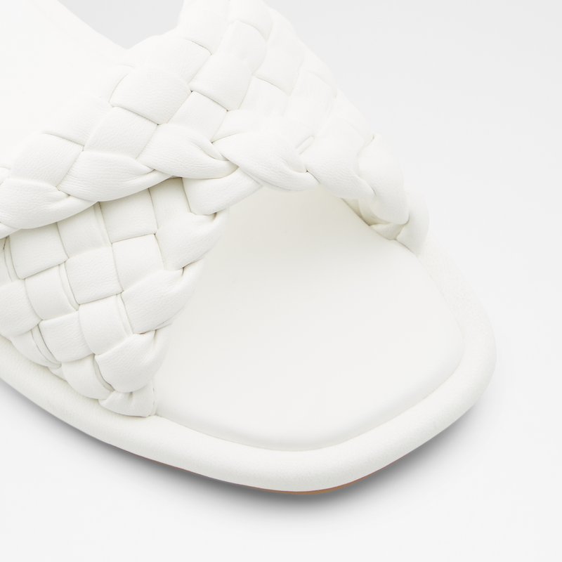 Sandales Plates Aldo Chicago Femme Blanche | EFUCKV-601