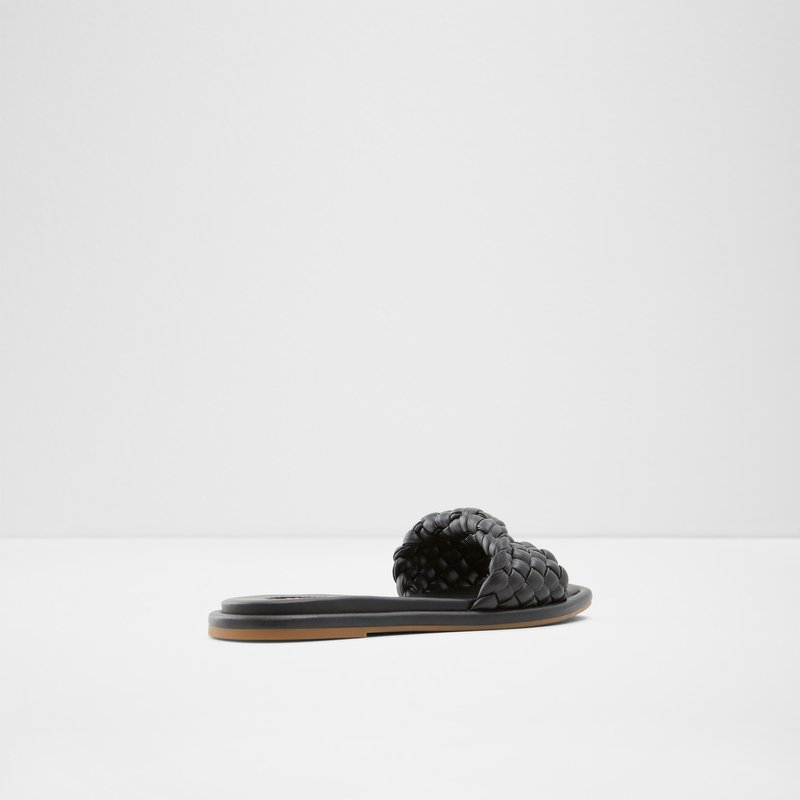 Sandales Plates Aldo Chicago Femme Noir | ZKOMIR-738