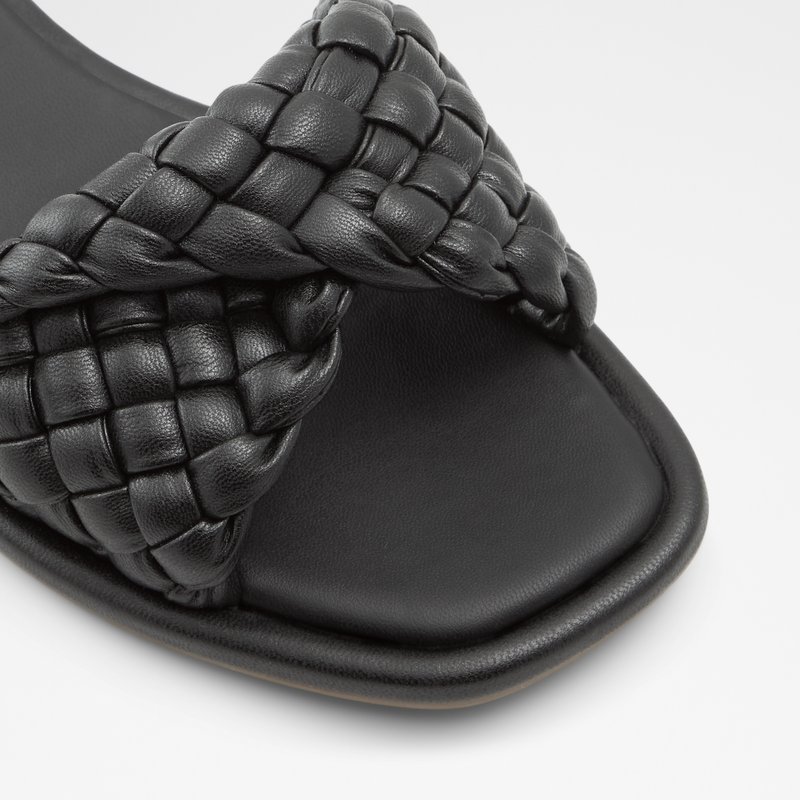 Sandales Plates Aldo Chicago Femme Noir | ZKOMIR-738