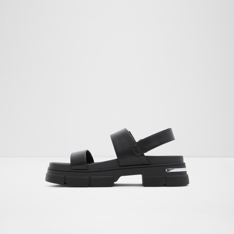 Sandales Plates Aldo Corinne Femme Noir | BAYCVK-953