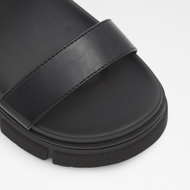 Sandales Plates Aldo Corinne Femme Noir | BAYCVK-953