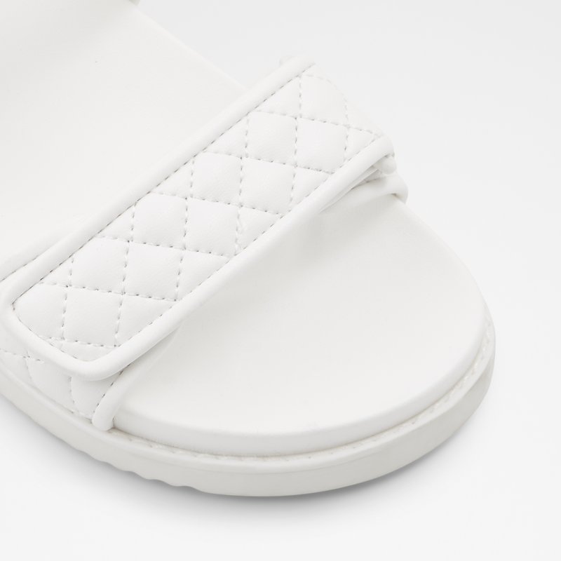 Sandales Plates Aldo Eowiliwia Femme Blanche | IUXGZK-869