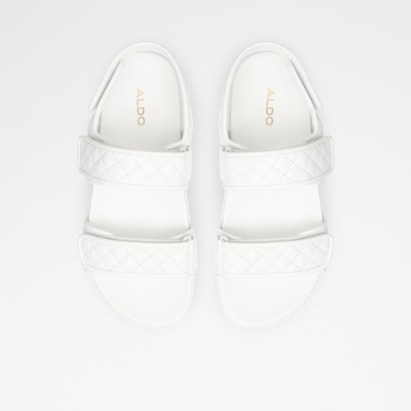 Sandales Plates Aldo Eowiliwia Femme Blanche | IUXGZK-869