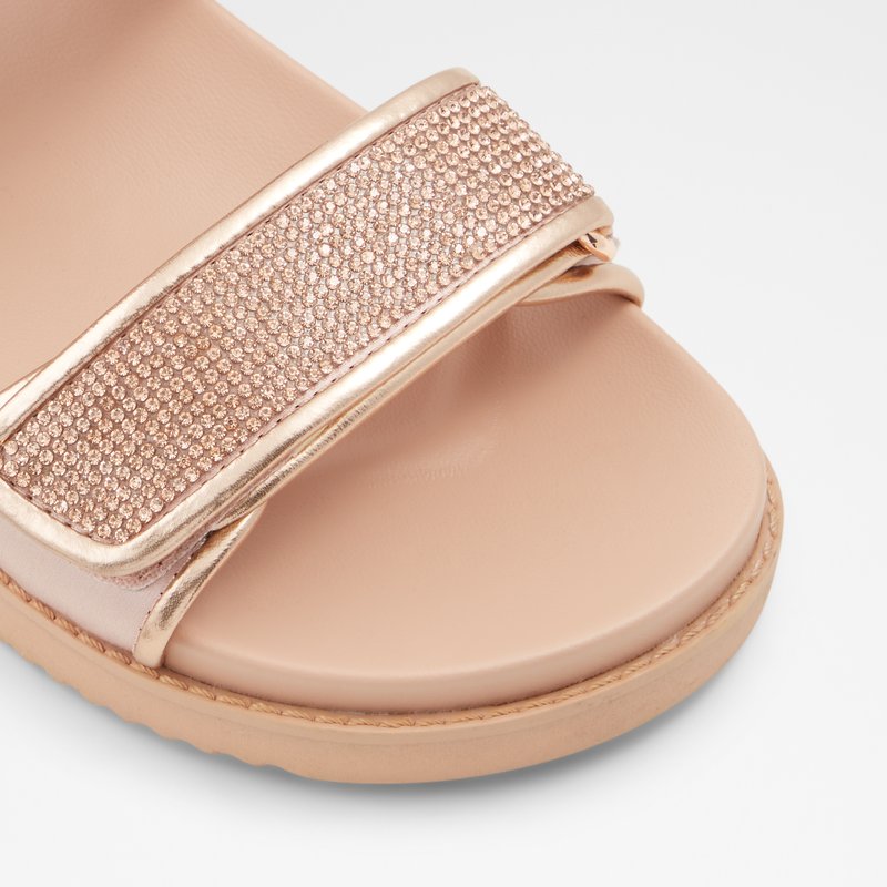 Sandales Plates Aldo Eowiliwia Femme Rose Doré | OUBLVE-381